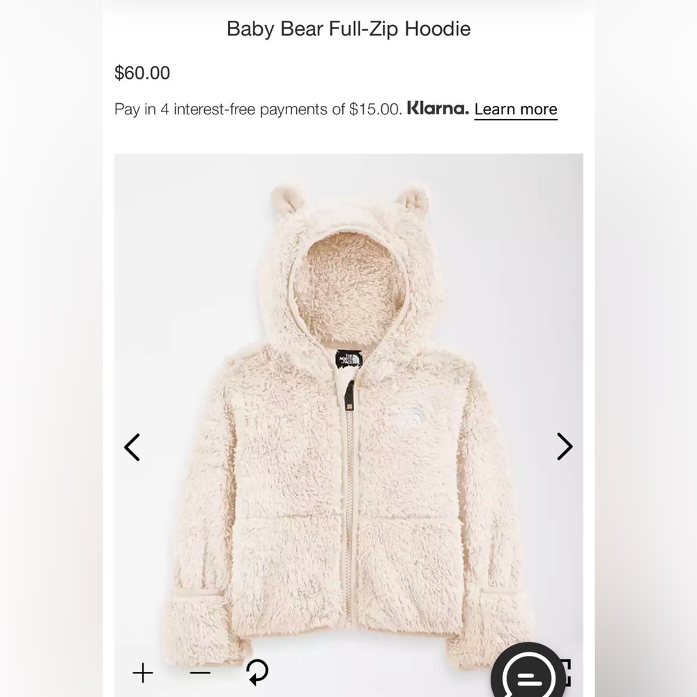 The North Face Baby Bear Full-Zip Hoodie